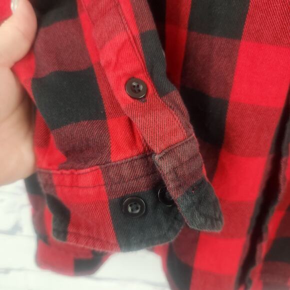 Revolution Gear Shirt By UNIK Men 4XL Flannel Plaid Lumberjack Button-down cabin - Picture 9 of 11